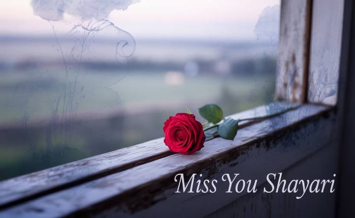 Surging Miss You Shayari for Lonely Souls